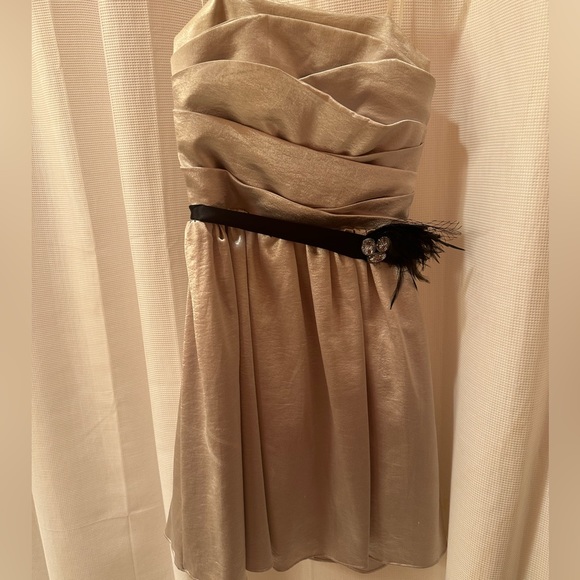 City Studios Champagne Cocktail Dress - (Lydia Martin Look-Alike from Teen Wolf) - Picture 2 of 7